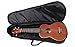 Bonzai Soprano Ukulele Gig Bag with 5mm Foam Padding, Black
