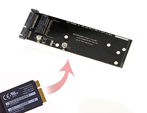 KALEA-INFORMATIQUE SATA-Adapter für SSD MAC AIR PRO Retina 2012 8+18 PINS - PA5025G A1398 MC975 MC976 MD224 MD223 MD231 MD232 A1425 A1466 A1465 - Jahr 2012.