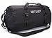 MOTINE Foldable Waterproof Travel Luggage Duffle Bag For Sports, Gym, Vacation (Black)