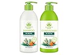 Nature's Gate Tea Tree Calming for Irritated, Flaky Scalp, Duo Set Shampoo & Conditioner, 18 Oz Each Bottle