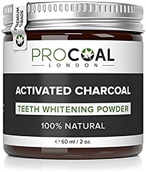Procoal Premium Activated Charcoal Teeth Whitening Powder 2 Oz + FREE Curad Bandages, 8 Ct.