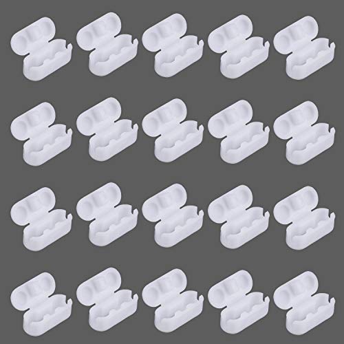 20 Pack Replacement Vertical Roman Roller Blind Ball Chain Cord Connector Clips - Thumbnail 5