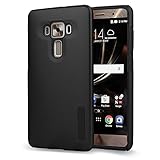 ZenFone 3 Deluxe ZS570KL (5.7 inch) Case, Dretal@ Armor Dual Layer Defender Protective Case Hybrid Bumper Slim Cover for ZenFone 3 Deluxe ZS570KL (Armor-Black)
