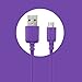 Micro-USB Cable, EZOPower 3x Extra Long 10 Feet Micro-USB 2in1 Sync and Charge USB Data Cable - Purple / Hot Pink / Blue
