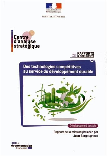 Des  technologies compétitives au service du développement durable