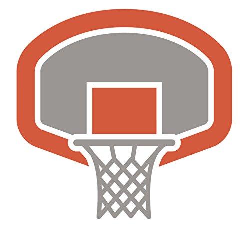 Amazon.com: Naranja y Gris Tablero de baloncesto cesta ...