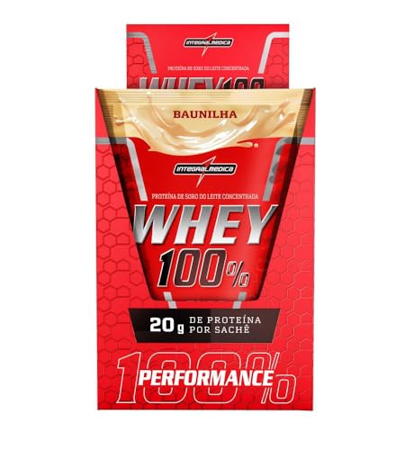 Whey 100% Integralmedica Baunilha 10 Unidades 30g Display