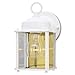 Westinghouse Lighting 6697100 One-Light Exterior Wall Lantern, White Finish on Steel with Clear Glass Panels primary