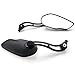 Krator Custom Rear View Mirrors Black Pair w/Adapters Compatible with Buell Thunderbolt S2 S3 Blast 1125R M2 Cyclone