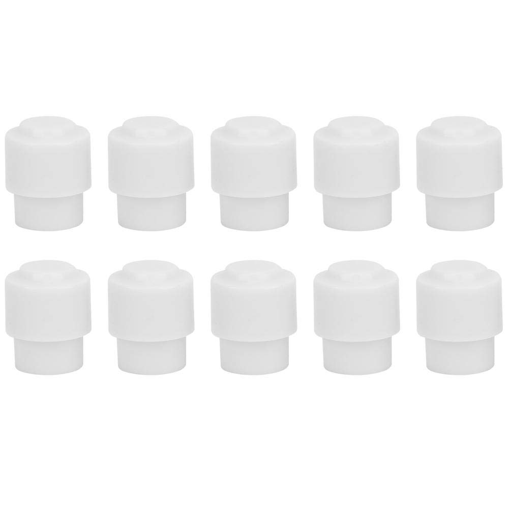 Bnineteenteam 10PCS Electric Guitar Pickup Switch Tip Cap Knob for Telecaster Tele Parts Knob Cap (White) Performance Accessory Musical Instrument Accessories