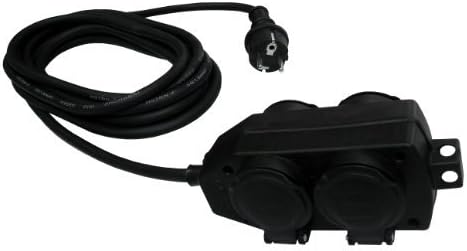Inotech Extension Housing construction Junction Box - 4 Way IP44 Cable 3 g 1.5 5 m H07Rn-F-Longueur Nf by Inotech