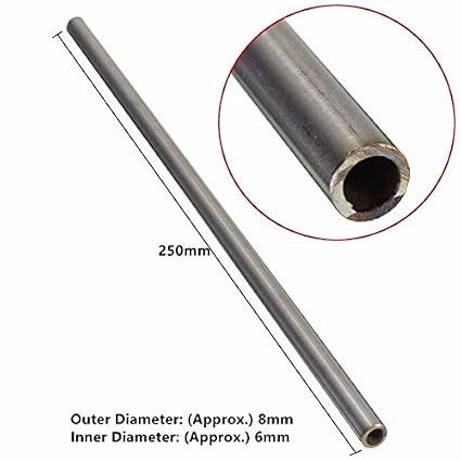 Alutec Tuyau Échappement Acier Inoxydable 60mm | Longueur 1m | Épaisseur 1.5mm | Soudable | Usage Multiple