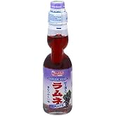 Ramune Grape Flavor - 6.76 Oz. (200ml) 8 bottles