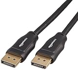 AmazonBasics DisplayPort to DisplayPort Adapter Computer Cable - 15 Feet, 10-Pack