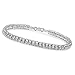 Original Classics .925 Sterling Silver 1.0 Cttw Rose Cut Diamond Double-Link 7