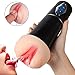 Vibrating Male Masturbator Cup，Pocket Pussy with 5 Modes of Suction Stimulation and 10 Vibration Modes, Realistic Fleshlight Pocket Vagina Stroker for Man Masturbation Rechargeable Automatic Sex Toys