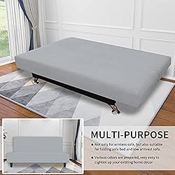 Easy-Going Stretch Futon Sofa Slipcover Armless