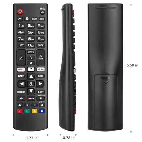 Universal for LG Smart TV Controller, Remote Control for All Original LG TV AKB75095308, with Batteries