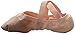 Bloch Dance Women's Synchrony Split Sole Stretch Canvas Ballet Slipper/Shoe, Pink, 8 Narrow