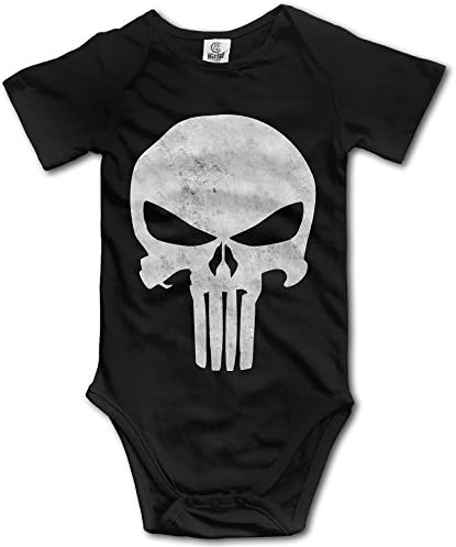 The Punisher's Skull Flag Funny Onesies Baby Onesie
