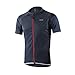 ARSUXEO Men's Slim Fit Cycling Jersey Short Sleeves Bike Bicycle MTB Shirt Gray Size X-Large
