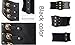 Nanxson Womens Elastic Wide Waist Band Tied Waspie Corset Obi Waist Belt PDW0077 (black)