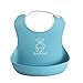 BABYBJORN Soft Bib - Orange/Turquoise (2 Pack)