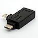 BSHTU 2-in-1 Micro USB 3.0 & 2.0 Type C OTG Adapter, USB-C Male Micro USB Male to USB-A 3.0 Female Converter On The Go for Android Google Nexus Samsung Galaxy Note ect. (90 Degree)