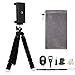 Phone Tripod, Sellemer Portable and Adjustable Cell Phone Stand Holder with Wireless Remote Shutter and Universal Clip for iPhone, Android Phone, Camera and Sports GoPro