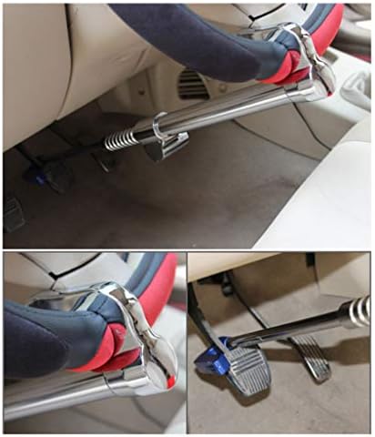 Amazon ハンドルロックユニバーサル車のペダルロック車の盗難防止セキュリティシステム カーアラーム 車 バイク