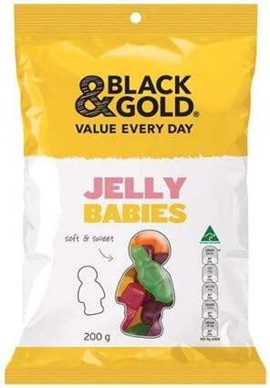 black jelly babies