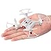 ZANTEC Syma X20 10 Inch Mini Remote Control 55yd RC Helicopter Best Pocket Drone Quadcopter White