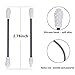 Cotton Swab Portable Silicone Swab Cleanable for Ear Cleaning Beauty Treatment Makeup 2 Pack Reusable Cotton Buds with Dust-proof Case 2 Pack Reusable Cotton Swabs