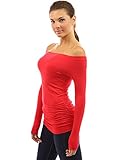 PattyBoutik Women's Off Shoulder Ruched Side Long Sleeve Blouse