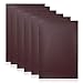 Autrix 6 Pack Leather Repair Patch Leather Adhesive Patches for First-aid for Sofas Couch Car Seats Handbags Jackets, 6 by 10 inch (Deep Brown)