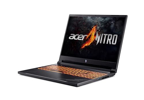 Acer Nitro V16 (ANV16-41-R961) Gaming Laptop | 16 Inch WUXGA 165Hz Display | AMD Ryzen 7 8845HS | 16 GB RAM | 1 TB SSD | NVIDIA GeForce RTX 4060 | Windows 11 | QWERTZ Keyboard | Black