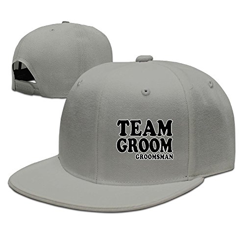 Team Groom Groomsman Wedding Fitted Flat Brim Hip-hop Baseball Hats