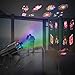 LED flashlight Projectors for Outdoor Chirstmas Decoration, Handheld Indoor Kids Halloween Projection Rechargeable Lights for Christmas Halloween Party Holiday Birthday