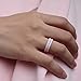 MOKANI Silicone Wedding Ring for Women, 1-Pack Thin and Braided Rubber Band, Fashion, Colorful, Comfortable fit, Skin Safe, Size 5