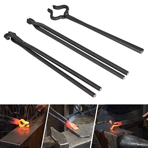 Knife Making Tongs Set Bladesmith Blacksmith Tong Tool Kit Vise