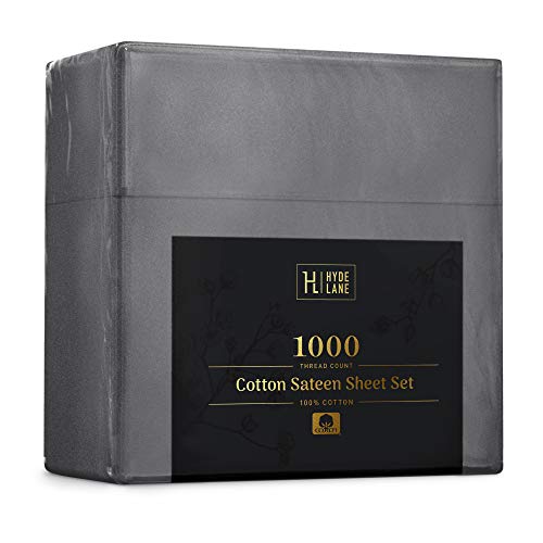 Hyde Lane 1000 Thread Count Luxury Cotton Bed Sheets 4 Piece Cal King