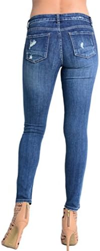 Eunina Women's Low-Rise Stretch Skinny Ankle Jeans