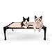 K&H Pet Products Comfy Pet Cot Elevated Pet Bed Chocolate/Tan Small 22 X 17 X 7 Inches