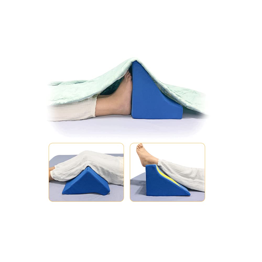 Blanket Lifter for Feet-Sheet Lifters for Foot of Bed Blanket Elevation Wedge Foot Cradle Tent Sleep Support Raiser Supplies Foam Block Toes Pain Leg Knee Ankle Post Surgery Recovery