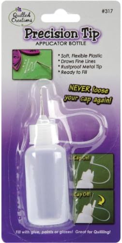 Quilled Creations NOM224608 Precision Tip Glue Applicator Bottle.5 Ounce
