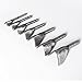 Co-link DIY V-Shaped Leather Cuttting Craftstool Punch Cutter Tools for Belt/Wallet with 7 Sizes