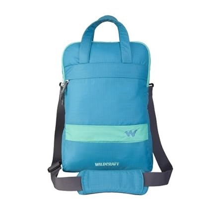 Wildcraft Polyester 3.5 inch Turquoise Messenger Bag (11528)