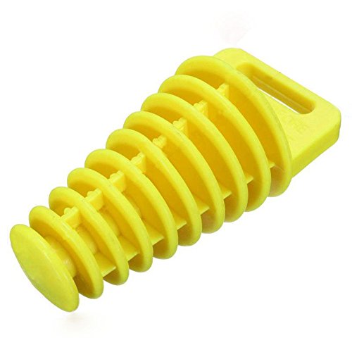 Toogoo Motorcycle Dirt Bike 4 Stroke Muffler Pipe Exhaust Silencer Wash Plug yellow
