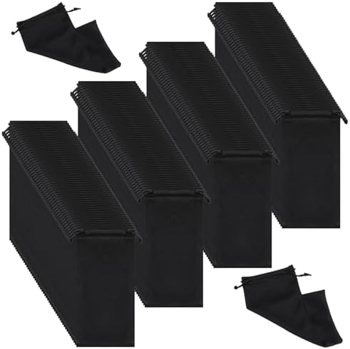 Treela 150 Pack Microfiber Case Pouch Bag Sunglasses Pouch 
