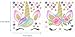 Easu Unicorn Wall Decal Stars Wall Decal Girls Wall Decals Girls Kids Bedroom Wall Stickers